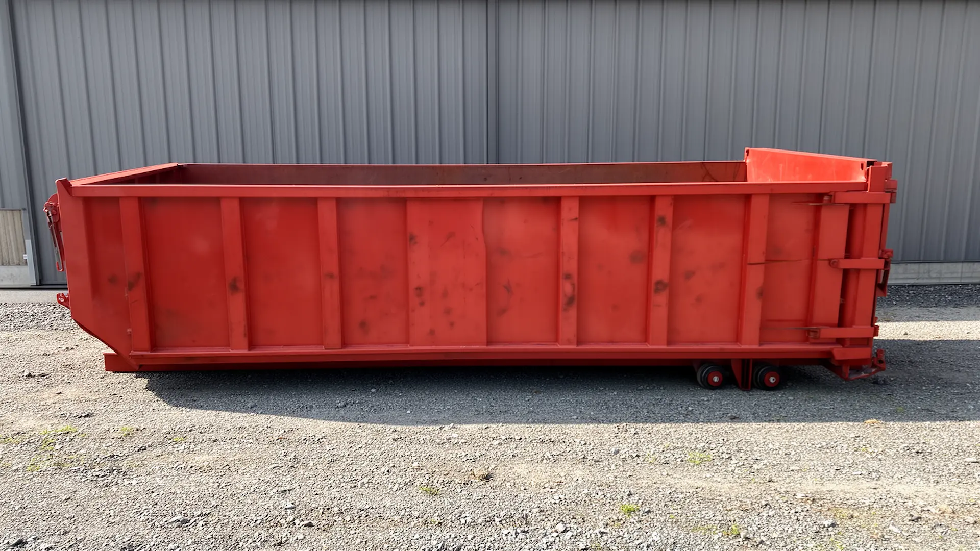 Roll-off dumpster from Hard Hat Dumpster Rental & Hauling in Brooksville, FL